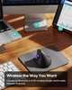 Беспроводная мышь с трекболом Nulea M514 Ergonomic 65° (управление большим пальцем) 4 lvl DPI, Bluetooth/2.4G, 3 устройства - изображение 4