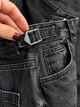 Джинси жіночі It’s Basic 2961-2W6-1 Wide Leg baggy jeans з регулюванням пояса 40 чорні - зображення 2