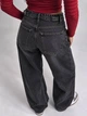Джинси жіночі It’s Basic 2961-2W6-1 Wide Leg baggy jeans з регулюванням пояса 40 чорні - зображення 3