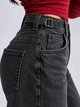 Джинси жіночі It’s Basic 2961-2W6-1 Wide Leg baggy jeans з регулюванням пояса 40 чорні - зображення 4