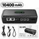 Бесперебойник для роутера UPS 5V, 9V, 12V 18 Вт 10400mAh компактный, Павербанк для интернета Wi-Fi, PoE - изображение 1