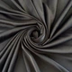 Ткань атлас шелк 96 гр/м2 140 см блестящая, легкая, для платьев, юбок, блуз, пижам, аксессуаров черная 5289470 - изображение 1