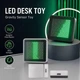 Інтерактивний піксельний LED-брелок з симуляцією гравітації та хвиль (Wave Simulation Dynamic Toy) White - зображення 2
