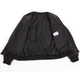 Мужская кожаная куртка бомбер College 2103 black 3XL - изображение 5