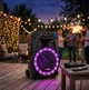 Акустическая система ZPX портативная 12 дюймов Bluetooth TWS с аккумулятором караоке беспроводным микрофоном LED подсветкой - изображение 4