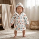 Халат детский Bibaby махровый (66263-98-cream) Bibaby 66263-98-cream 1096418 - изображение 5