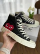 Кеди жіночі Converse Comme Des Garcons PLAY Chuck 70 Black High (38) - зображення 9