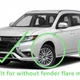 Брызговики Mitsubishi Outlander PHEV 2018+, (4шт.) - изображение 2