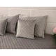 Двустороннее декоративное покрывало Руно Velour серое ромб 150х220 см - изображение 7