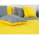 Двустороннее декоративное покрывало Руно Yellow Grey 150х212 см жёлтое - изображение 7