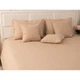 Двустороннее декоративное покрывало Руно Velour Beige ромб 180х220 см бежевое - изображение 8