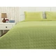 Двустороннее декоративное покрывало Руно Velour Green banana зигзаг 220х240 см - изображение 9