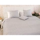 Двустороннее декоративное покрывало Руно Grey Braid 150х212 см серое - изображение 6