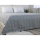 Двустороннее декоративное покрывало Руно Soft Line 150х212 см серое - изображение 5