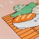 Мат на стол Pusheen Sushi Roll из экокожи XXL 60x35 см (MGGEPU06) - изображение 6