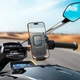 Тримач телефону для велосипеда/мотоцикла Hoco H109 Carte one-button riding holder Black - зображення 7