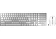 Комплект (ножничная клавиатура, оптическая мышь) Cherry DW 9100 Slim White/Silver QWERTZ (беспроводной, Bluetooth, USB-приёмник, немецкая раскладка) (JD-9100DE-1) - Б/У - изображение 1