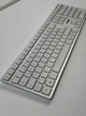Комплект (ножничная клавиатура, оптическая мышь) Cherry DW 9100 Slim White/Silver QWERTZ (беспроводной, Bluetooth, USB-приёмник, немецкая раскладка) (JD-9100DE-1) - Б/У - изображение 6