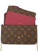 Сумка женская с логотипом Louis Vuitton Monogram Pochette Felicie M81896 Monogram Canvas 2Way Shoulder Bag Коричневый - изображение 3