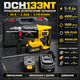 Аккумуляторный перфоратор Krafftec Germani DCH133NT 48 В 8 А·ч бесщеточный SDS-Plus 3–5 Дж 4000 уд/мин 1500 об/мин 3 режима для бетона кирпича дерева металла сверления долбления с 2 АКБ кейсом - изображение 1
