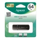 Флешка Apacer AH355 64 ГБ USB 3.0 чорна - зображення 2