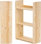Półka ścienna Springos WF0008 3-poziomowa 45 x 20 x 74 cm naturalna (5908455314053) - obraz 1