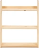 Półka ścienna Springos WF0009 3-poziomowa 60 x 20 x 74 cm naturalna (5908455314060) - obraz 3