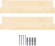 Półki ścienne Springos WF0012 40 x 15 cm 2 szt. naturalne (5908455314091) - obraz 2