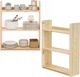 Półka ścienna Springos WF0009 3-poziomowa 60 x 20 x 74 cm naturalna (5908455314060) - obraz 10