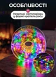 Светодиодная гирлянда роса для елки дома от сети с пультом 50 м GarlandoPro 500 led светодиодов капля белый провод Мультиколор - изображение 2