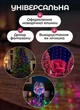 Светодиодная гирлянда роса для елки дома от сети с пультом 50 м GarlandoPro 500 led светодиодов капля белый провод Мультиколор - изображение 3