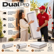 Ортопедичний матрац Dual Pro 140x190 подвійний жакард - зображення 2