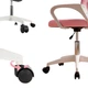 Fotel biurowy Springos HF0074 różowy (5908455316576) - obraz 4