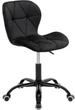 Fotel biurowy Springos HF0077 czarny (5908455316606) - obraz 1