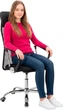 Fotel biurowy Springos HF0072 czarny (5908455315487) - obraz 15
