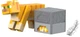 Figurka akcji Mattel Minecraft Rudy kot z akcesoriami 8 cm (GTP08/JJT03) (0194735341023) - obraz 4
