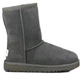 Дитячі уггі для дівчинки Замшеві Середні сірі UGG Classic Short Kids Grey (31, сірий) - зображення 1