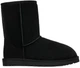 Дитячі уггі для дівчинки Замшеві Середні Чорні UGG Classic Short Kids Black (31, чорний) - зображення 1