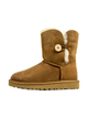 Дитячі уггі для дівчинки Середні Замша коричневі з Гудзиком Ugg Bailey Button Chestnut (30, коричневий) - зображення 2