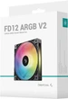 Вентилятор Deepcool FD12 ARGB V2 Black (R-FD12ARGBV2-BKAPN1-G) - зображення 6