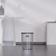 Мусорное ведро OKwife Ring-Pressed, большой объем 11 л, для дома и гостиной, легкий, роскошный, прозрачный цилиндр из ПЭТ, простое мусорное ведро для кухни и офиса. - изображение 7