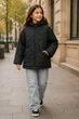 Куртка стьобана Urban Mood чорний 110 см - изображение 1