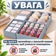 Органайзери для білизни у шухляду набір 4 шт сірі 33х33х10 33х16х10 см - зображення 5