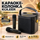 Портативная Bluetooth-караоке-колонка Koleer с двумя микрофонами, заявленная пиковая мощность до 100 Вт - изображение 1
