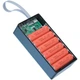 Корпус повербанку DIY C12(PD) QC3.0 PD QC3.0 (12V/3A Max) 12x18650 без паяння (Up To 36000mAh) LED-дисплей; Ports: 2xUSB-A, Type-C, MicroUSB, Lightning, BLACK - зображення 9