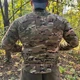 Мужская флисовая кофта Han-Wild Grid Fleece из вафельного флиса/соты с защитными нейлоновыми накладками, размер 2XL, Мультикам - изображение 3