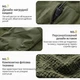 Кофта флісова чолвіча Han-Wild Grid Fleece вафельний фліс/соти з захисними нейлоновими накладками 2XL, Олива - зображення 12