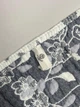 Полотенце муслиновое банное Malloory Home Цветочный принт 70*140 см Серое - изображение 6