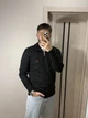 Свитер вязанный Polo Ralph Lauren 1/3 zip размер S черный цвет (m5s-qgv-0gb) - изображение 2