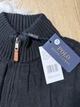 Свитер вязанный Polo Ralph Lauren 1/3 zip размер S черный цвет (m5s-qgv-0gb) - изображение 6